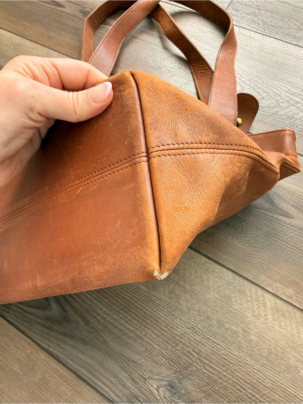 Coach Vintage SoHo Leather Tote  in Cognac 4140 - Picture 3 of 6